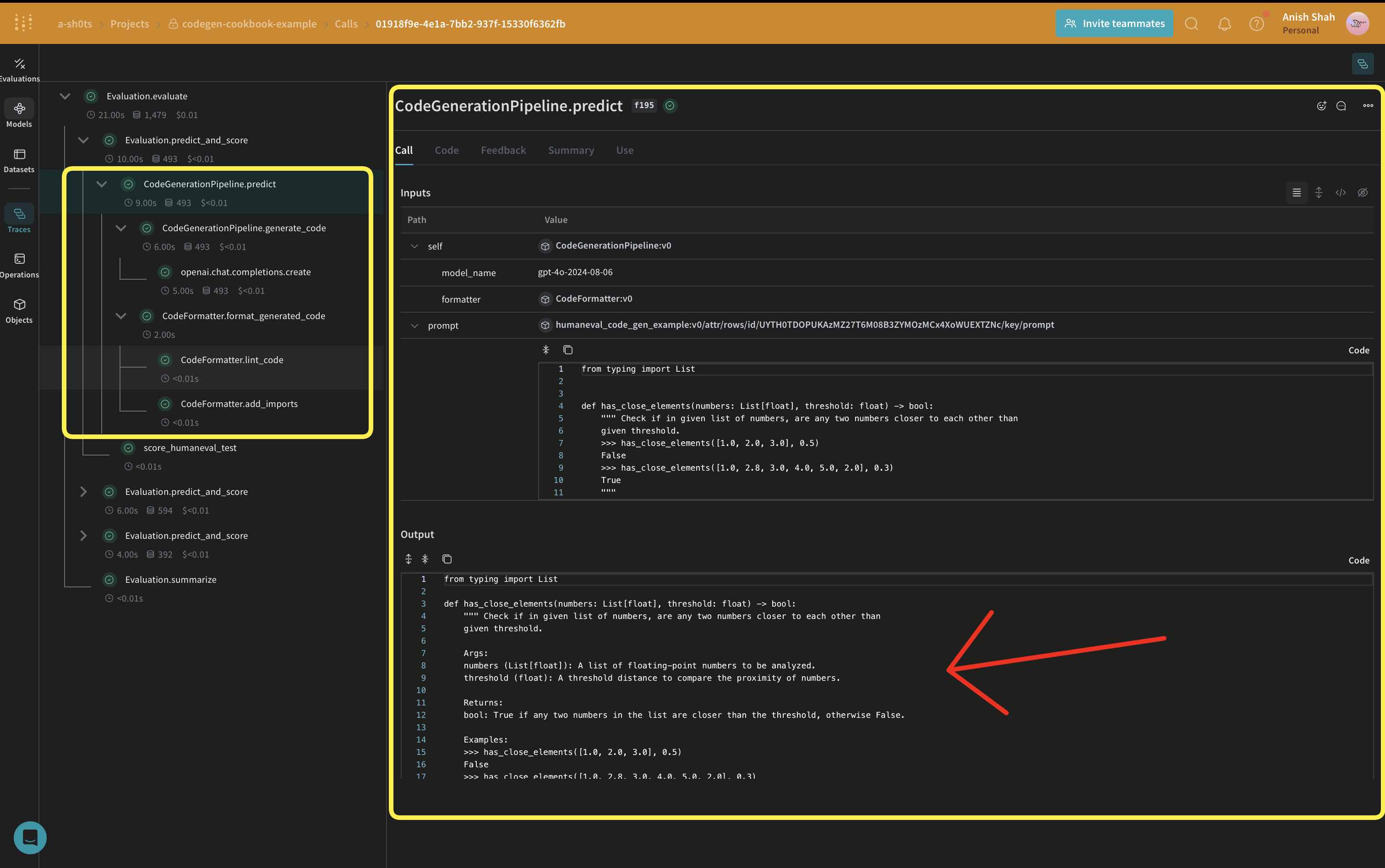 Code Generation Pipeline