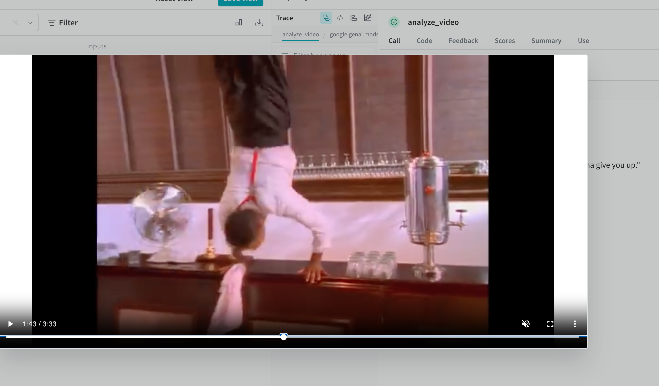Video logging in Weave